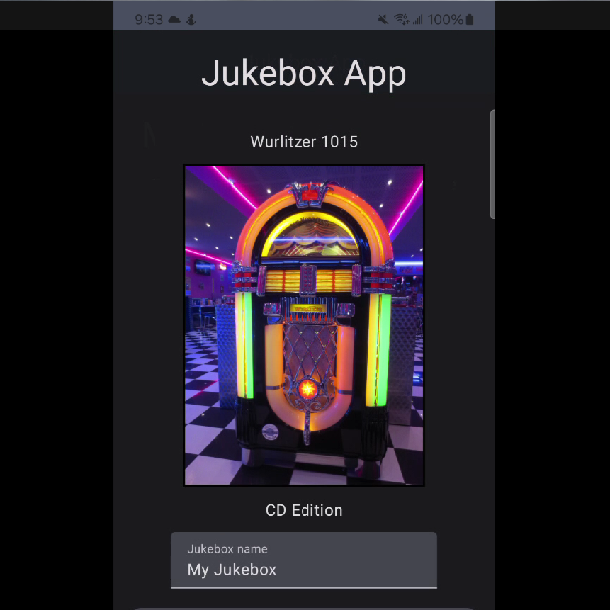 Jukebox App screenshot